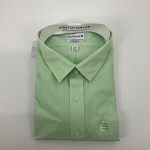 Saddlebred Dress Shirt Stretch Collar Patina Green 4XLT Big Tall Button Front